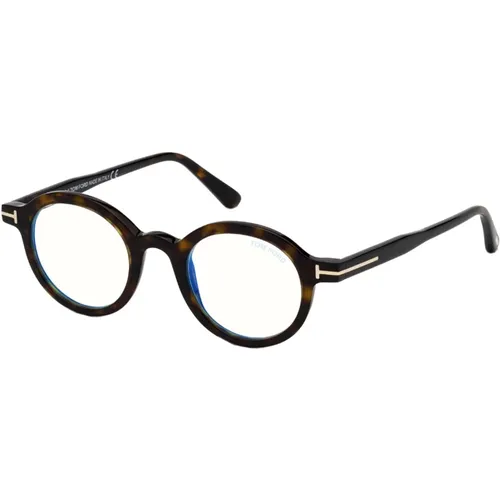 Blau Block Brillengestelle , unisex, Größe: 45 MM - Tom Ford - Modalova