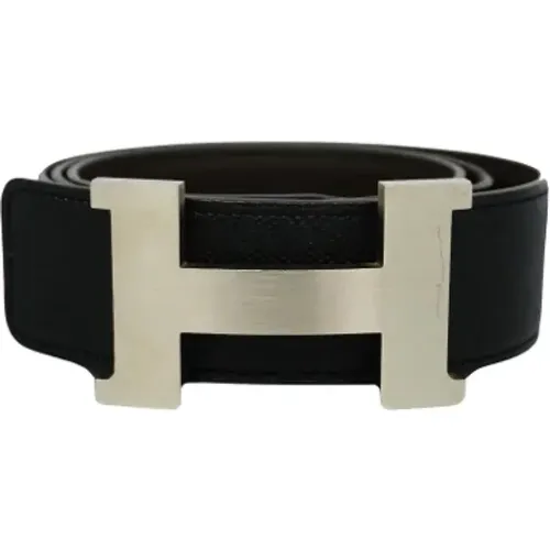 Pre-owned Leather belts , male, Sizes: ONE SIZE - Hermès Vintage - Modalova