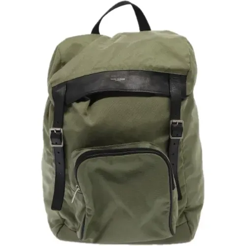 Pre-owned Canvas backpacks , male, Sizes: ONE SIZE - Yves Saint Laurent Vintage - Modalova