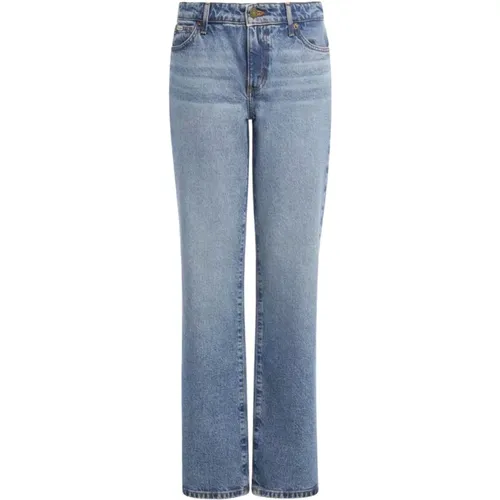 Klassische Straight Fit Denim Jeans , Damen, Größe: W25 - Guess - Modalova