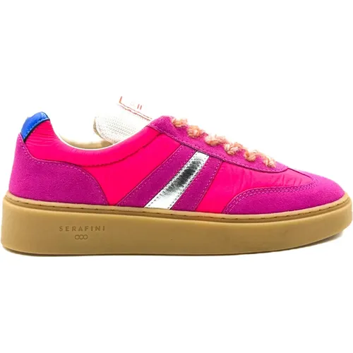 Fuchsia Court Sneakers , Damen, Größe: 40 EU - Serafini - Modalova