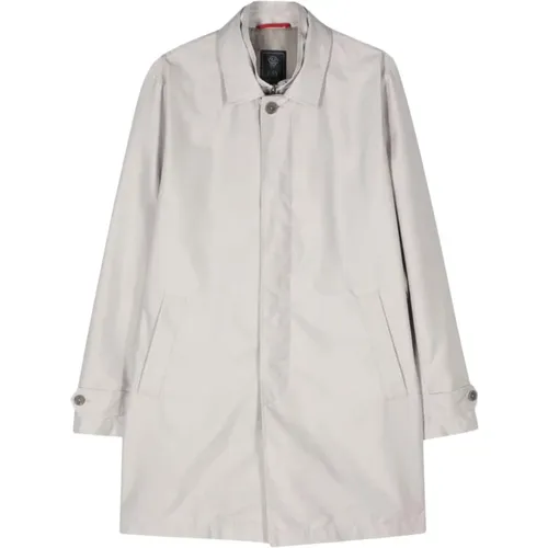 Coats Grey , male, Sizes: XL, 2XL - Fay - Modalova
