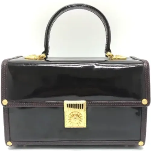 Pre-owned Leather handbags , female, Sizes: ONE SIZE - Versace Pre-owned - Modalova