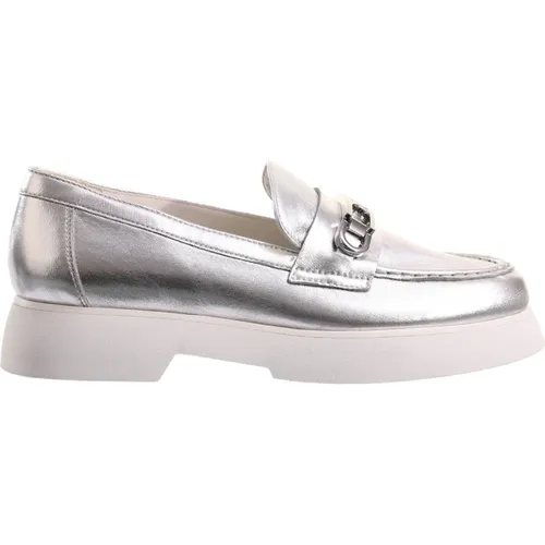 Silver Loafers for Women , female, Sizes: 8 1/2 UK, 6 UK, 5 UK, 8 UK, 4 1/2 UK, 4 UK, 9 UK, 7 UK - Högl - Modalova