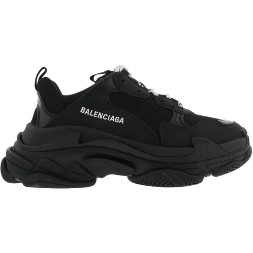 Chunky Sole Schwarze Sneakers Damen - Balenciaga - Modalova