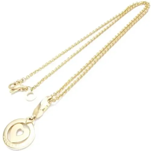 Pre-owned Gold necklaces , female, Sizes: ONE SIZE - Bvlgari Vintage - Modalova