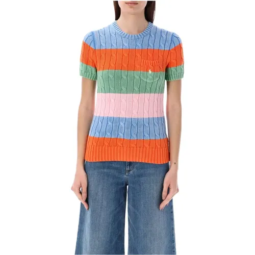 Striped Knitwear Sweater , female, Sizes: S - Ralph Lauren - Modalova