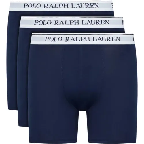 Stretch-Boxershorts-Set - Blaues Logo , Herren, Größe: 2XL - Ralph Lauren - Modalova