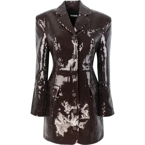 Sequin Blazer Dress , female, Sizes: M, S - Rotate Birger Christensen - Modalova