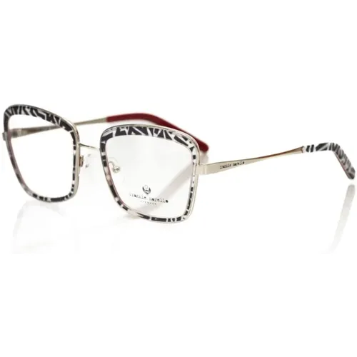 Zebra Muster Quadratische Brille - Frankie Morello - Modalova