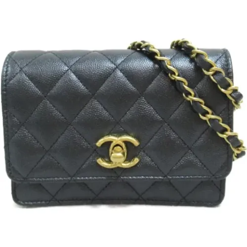 Pre-owned Leather chanel-bags , female, Sizes: ONE SIZE - Chanel Vintage - Modalova