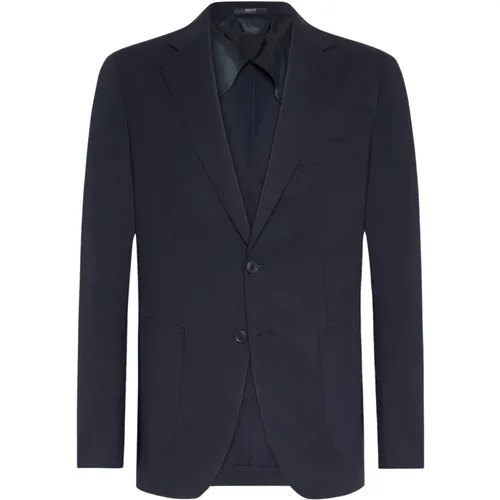 Wolle Stretch Aria Blazer Stil Capri , Herren, Größe: 3XL - Boggi Milano - Modalova