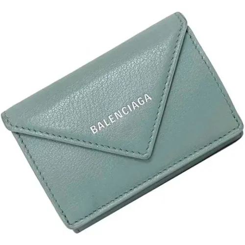 Pre-owned Leather Wallet , female, Sizes: ONE SIZE - Balenciaga Vintage - Modalova