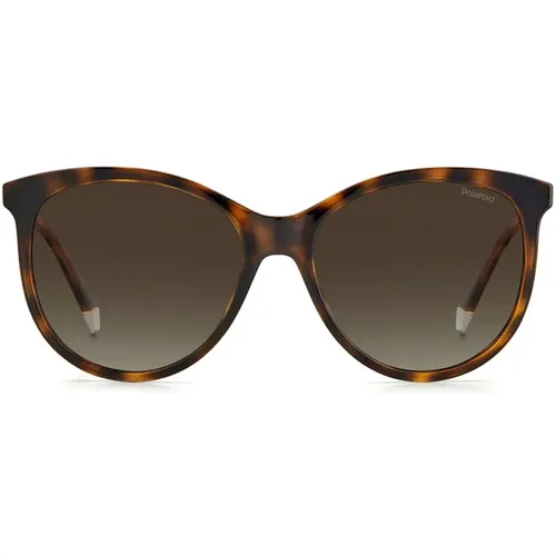 Polarized Oversized Soft Cat-Eye Sunglasses , unisex, Sizes: 57 MM - Polaroid - Modalova