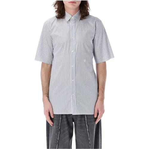 Striped Bowling Shirt , male, Sizes: L, XL, M - Maison Margiela - Modalova
