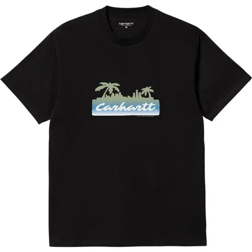 Stilvolle Baumwoll T-Shirts Kollektion , Herren, Größe: M - Carhartt WIP - Modalova
