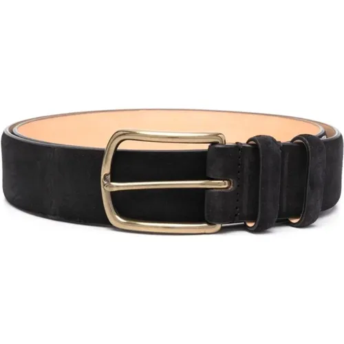 Suede Belt , male, Sizes: 105 CM, 100 CM, 110 CM - Officine Creative - Modalova