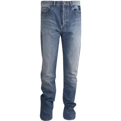 Pre-owned Cotton jeans , male, Sizes: W34 - Yves Saint Laurent Vintage - Modalova