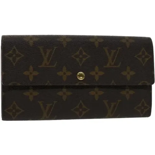 Pre-owned Canvas wallets , female, Sizes: ONE SIZE - Louis Vuitton Vintage - Modalova