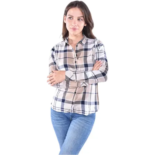 Casual Regular Fit Fawn Tartan Shirt , female, Sizes: M, XS, S - Barbour - Modalova