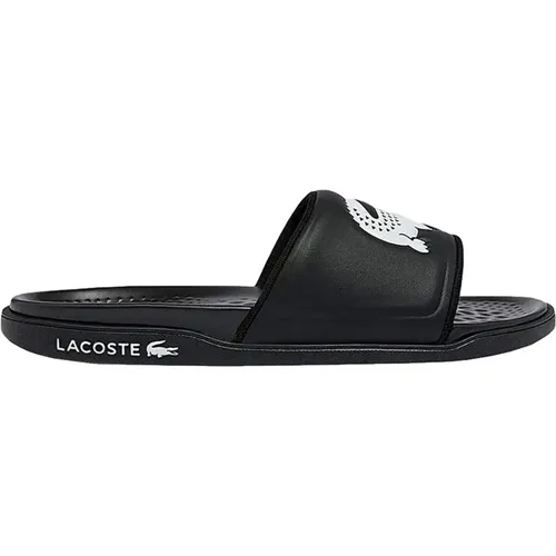 Schwarze Croco Dualiste Sandalen , Herren, Größe: 39 EU - Lacoste - Modalova