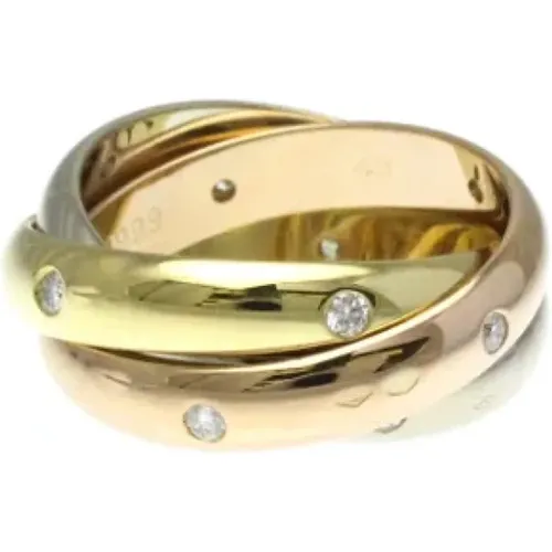 Pre-owned Gold rings , female, Sizes: ONE SIZE - Cartier Vintage - Modalova