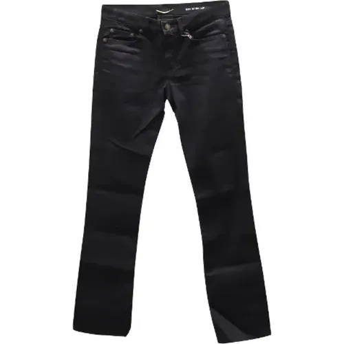 Pre-owned Cotton jeans , female, Sizes: S - Yves Saint Laurent Vintage - Modalova