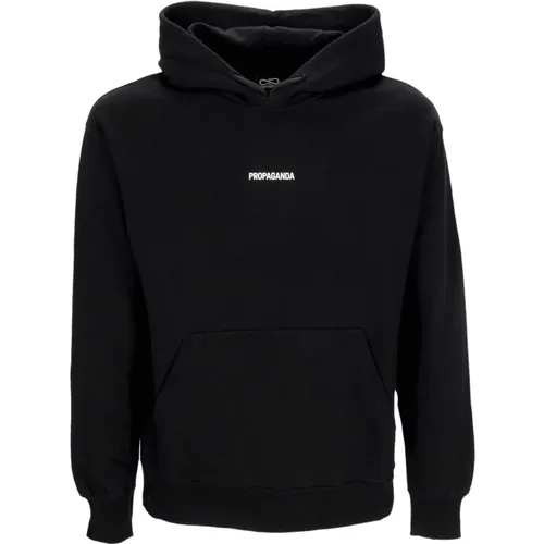 Schwarzer Leichter Kapuzenpullover Bandana Hoodie , Herren, Größe: L - Propaganda - Modalova