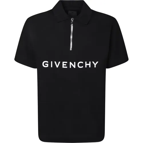 T-Shirt with Stylish Logo Print , male, Sizes: M - Givenchy - Modalova