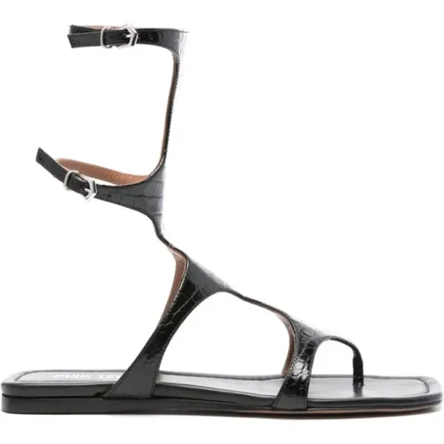 Flat Sandals Xcabs UMA Style , female, Sizes: 8 UK, 6 UK, 4 UK, 4 1/2 UK - Paris Texas - Modalova