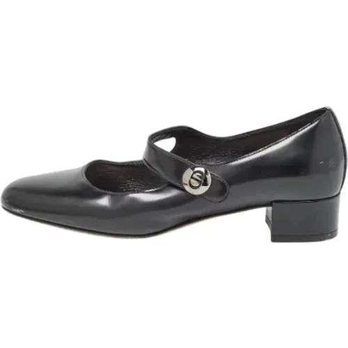 Pre-owned Leather heels , female, Sizes: 2 1/2 UK - Dior Vintage - Modalova