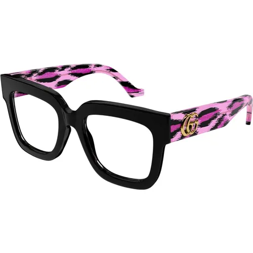 Havana Pink Brillengestelle , unisex, Größe: 52 MM - Gucci - Modalova