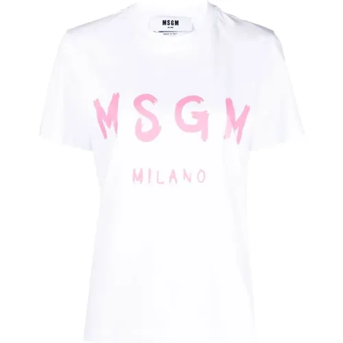 Stylish T-shirts and Polos , female, Sizes: XS, M, S, L - Msgm - Modalova