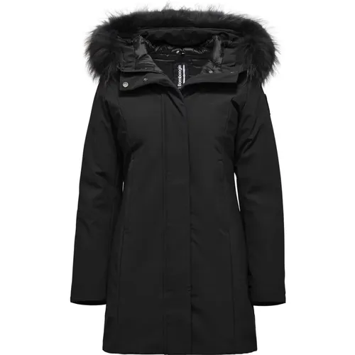 Winter Parka with Fur Hood , female, Sizes: 3XL, L, M, 2XL, XL, XS - BomBoogie - Modalova