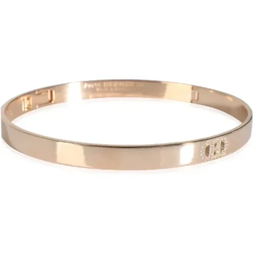 Pre-owned Rose Gold bracelets , female, Sizes: ONE SIZE - Hermès Vintage - Modalova