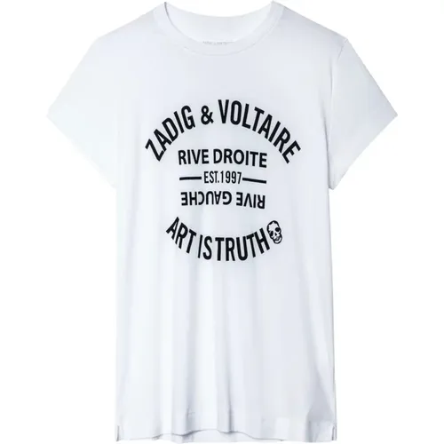 Vielseitiges Damen T-Shirt , Damen, Größe: L - Zadig & Voltaire - Modalova