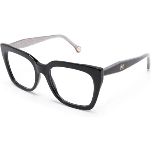 Schwarze Optische Brille Klassischer Stil - Carolina Herrera - Modalova