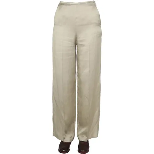 Satin Trousers , female, Sizes: S, XS - Alysi - Modalova