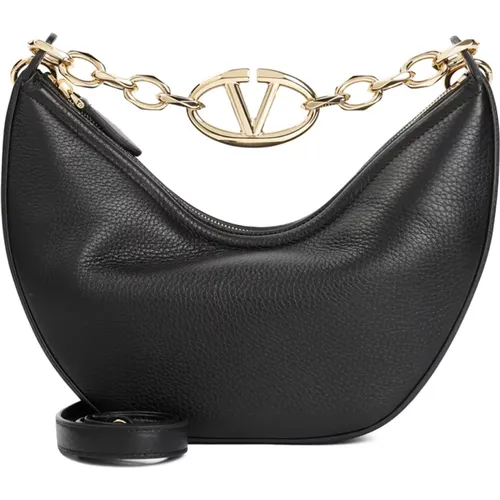 V Logo Gate Leder Top-Griff Tasche - Valentino Garavani - Modalova