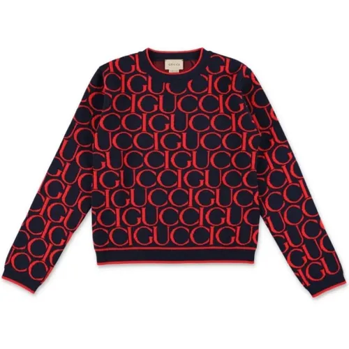 Roter Crew Neck Pullover Gucci - Gucci - Modalova