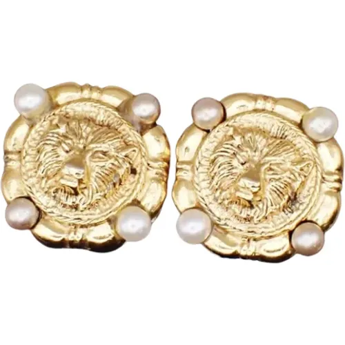 Pre-owned Metal earrings , female, Sizes: ONE SIZE - Chanel Vintage - Modalova