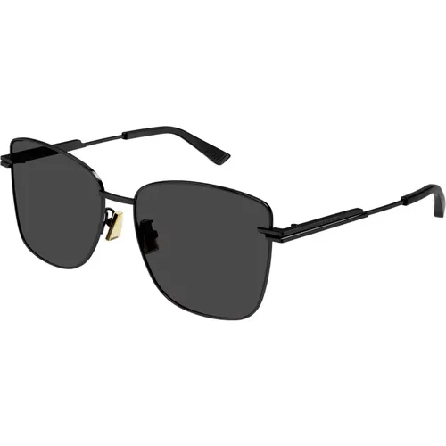 Schwarze/Graue Sonnenbrille,Gold/Braune Sonnenbrille Bv1237S - Bottega Veneta - Modalova