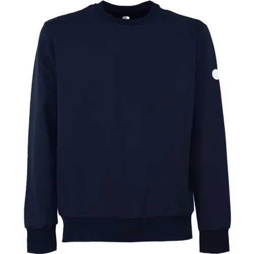 Technisches Stoff Crewneck Sweatshirt mit Logo , Herren, Größe: L - People of Shibuya - Modalova