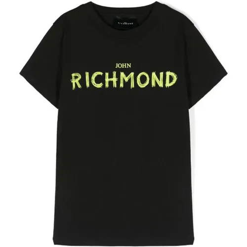 Logo Front Rundhals T-shirt - John Richmond - Modalova