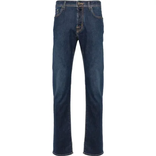 Slim-fit Blended Cotton Jeans , Herren, Größe: W34 - Jacob Cohën - Modalova
