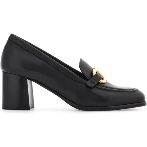 Gancini Pumps with Gold Accents , female, Sizes: 5 1/2 UK, 4 1/2 UK, 2 1/2 UK, 3 UK, 3 1/2 UK - Salvatore Ferragamo - Modalova