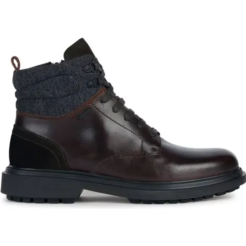 Ankle Boots for Men , male, Sizes: 10 UK, 9 UK - Geox - Modalova
