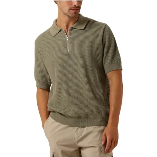 Herren Polo & T-Shirts Moment Half Zip Knit , Herren, Größe: XL - Forét - Modalova
