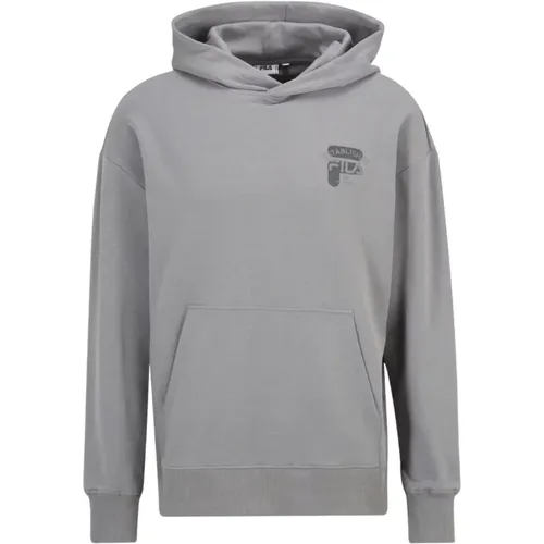 Mens Hoodie Baar Fam0333 Cotton , male, Sizes: M, L, S - Fila - Modalova