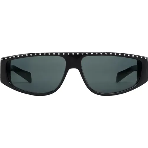 Stilvolle ovale Sonnenbrille mit Kristallen , Herren, Größe: 62 MM - Celine - Modalova